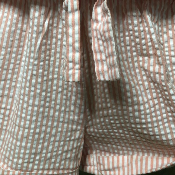 📌 Nautica Striped Sleeveless Cotton Teen Romper with Pockets - Picture 13 of 13